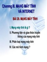 Bài 20. Mạng máy tính_tiết 1