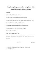 Tặng thưởng Bằng khen của Thủ tướng Chính phủ về thành tích thực hiện nhiệm vụ chính trị