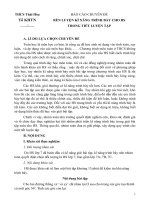 RÈN LUYỆN KĨ NĂNG TRÌNH BÀY CHO HS TRONG TIẾT LUYỆN TẬP