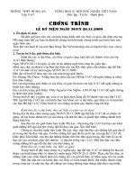 Kịch bản Kỉ niệm ngày nhà giáo Việt Nam