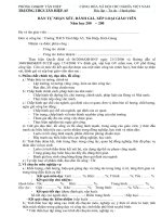 Bản tự nhận xét, đánh giá, xếp loại GVTHCS