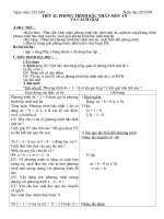 giáo án đại số 8 kỳ 2