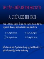 Chữa đề thi HK2 Bắc Ninh