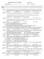 Đề + ĐA kiểm tra Kì I-12