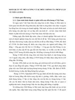 KHÁI QUÁT VỀ TIỀN LƯƠNG VÀ SỰ ĐIỀU CHỈNH CỦA PHÁP LUẬT VỀ TIỀN LƯƠNG