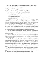 THỰC TRẠNG VỀ CÔNG TÁC QUẢN TRỊ NHÂN SỰ TẠI NHÀ HÀNG NGON