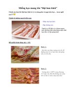 Miếng kẹo mang tên “thịt hun khói”