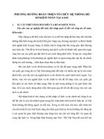 PHƯƠNG HƯỚNG HOÀN THIỆN TỔ CHỨC HỆ THỐNG HỒ SƠ KIỂM TOÁN TẠI AASC