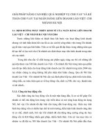 GIẢI PHÁP NÂNG CAO HIỆU QUẢ NGHIỆP VỤ CHO VAY VÀ KẾ TOÁN CHO VAY TẠI NGÂN HÀNG LIÊN DOANH LÀO VIỆT  CHI NHÁNH HÀ NỘI