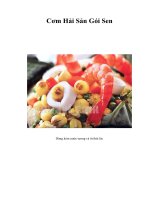 Cơm Hải Sản Gói Sen