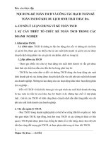 NỘI DUNG KẾ TOÁN TSCĐ VÀ CÔNG TÁC HẠCH TOÁN KẾ TOÁN TSCĐ Ở KHU DU LỊCH SINH THÁI THÁC ĐA