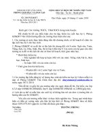 Lịch ôn tập học kỳ I năm học: 2010-2011.