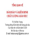Tong quan ve kiem dinh chat luong