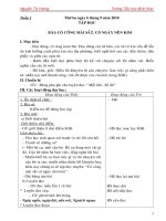 Giáo án lớp 2 - Tuần 1