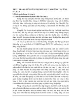 THỰC TRẠNG VỀ QUẢN TRỊ NHÂN SỰ TẠI CÔNG TY CẢNG HÀ TÂY