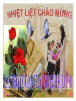 Tiết 15: Cách mạng tháng 10 Nga năm 1917. GV: Nguyễn Thị Bẩy - Trường THCS Nguyễn Đức Cảnh