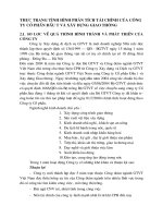 THỰC TRẠNG TÌNH HÌNH PHÂN TÍCH TÀI CHÍNH CỦA CÔNG TY CỔ PHẦN ĐẦU TƯ VÀ XÂY DỰNG GIAO THÔNG