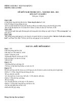 ĐỀ KIẾN NGHỊ NGỮ VĂN 9