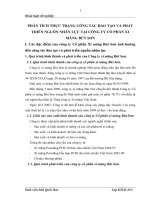 PHÂN TÍCH THỰC TRẠNG CÔNG TÁC ĐÀO TẠO VÀ PHÁT TRIỂN NGUỒN NHÂN LỰC TẠI CÔNG TY CỔ PHẦN XI MĂNG BÚT SƠN