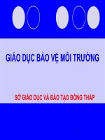 Giáo dục tích hợp bảo vệ môi trường