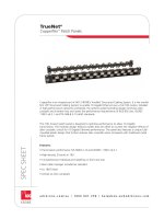 ADC KRONE - Datasheet - Cat 6A - Patch Panel - (2nd Gen)