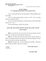 QĐ THÀNH LẬP CLB ANH VĂN