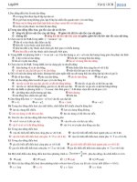 VL12:Trắc nghiệm tổng hợp Chương 1