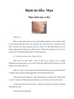 Bệnh da liễu: Mụn