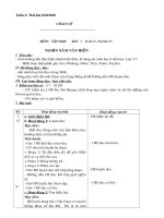 bài giảng lớp năm tuần 2