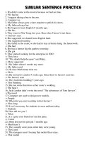 sentence transformation 12