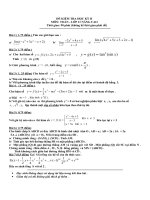 Thi thử HK II Toán_11 số 5