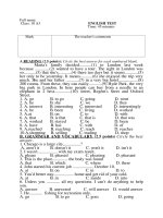 kiem tra 45 phut lop 10 bai so 2 HK 1