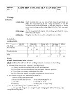 ĐỀ KIỂM TRA THƠ- TRUYỆN HIỆN ĐẠI -T75