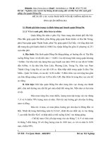 đề xuất các giảI pháp đối với hệ thống kênh mương quận đống đa