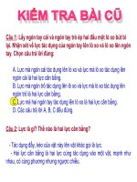 Bai 7: Tim hieu ket qua tac dung cua luc