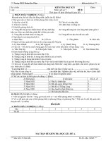 Đề kiểm tra Sử HKI