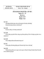 Đề thi học sinh giỏi lớp 9 ( cấp t )