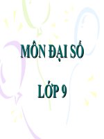 Phuong trinh bac hai mot an - Tiet 2 (Toan 9)