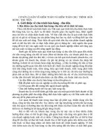 CƠ SỞ LÍ LUẬN VỀ KIỂM TOÁN VÀ KIỂM TOÁN CHU  TRÌNH  BÁN  HÀNG  THU TIỀN