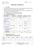 KT CHUONG I SO 6-MT ĐÁP ÁN