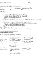 Phương pháp tọa độ trong mặt phẳng