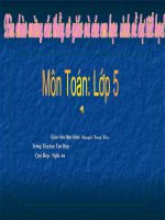 Luyện tập chung (Tiết 62 trang 62 Toán 5)