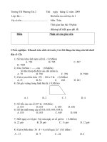 DE THI CUOI KI 1 KHOI LOP 3