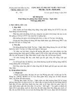 Kế hoach hoạt động phòng Tin