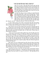 Ấm áp dưới mái nhà chung