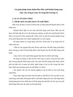 Các giải pháp hoàn thiện Mar Mix xuất khẩu hàng may mặc của công ty may 10 sang thị trường eu