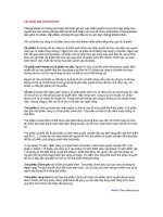 Các thuật ngữ chứng khoán