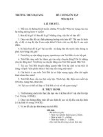 De cuong Dia 6 on hoc ki 1