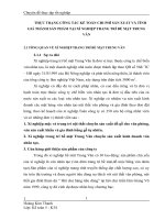 THỰC TRẠNG CÔNG TÁC KẾ TOÁN CHI PHÍ SẢN XUẤT VÀ TÍNH GIÁ THÀNH SẢN PHẨM TẠI XÍ NGHIỆP TRANG TRÍ BỀ MẶT TRUNG VĂN