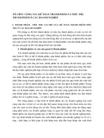 TỔ CHỨC CÔNG TÁC KẾ TOÁN THÀNH PHẨM VÀ TIÊU THỤ THÀNH PHẨM Ở CÁC DOANH NGHIỆP